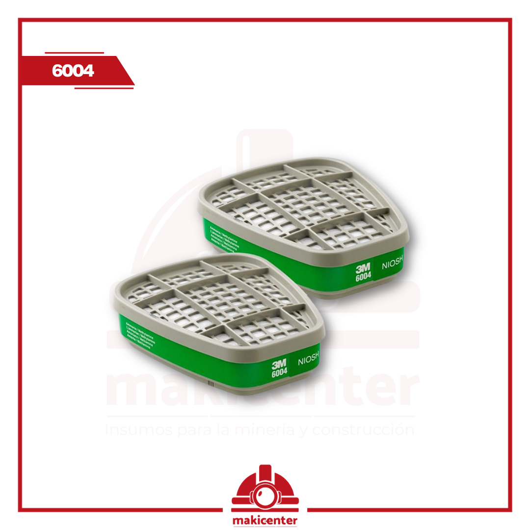 CARTUCHO 3M 6004 AMONÍACO Y METILAMINA