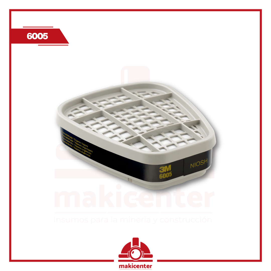 CARTUCHO 3M 6005 FORMADEHÍDO / VAPORES ORGÁNICOS