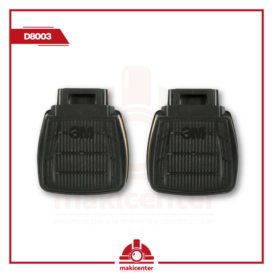 CARTUCHO 3M D8003 VAPOR ORGÁNICO/GAS ÁCIDO