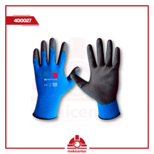 Guante Total Poliuretano Azul Sosega