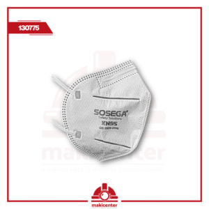 Mascarilla KN95 Plegable Blanca Sosega