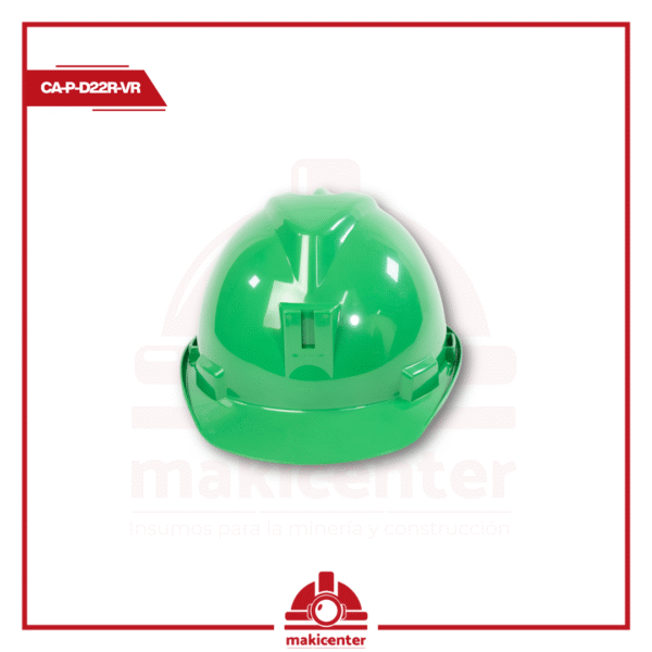 CASCO PORTA LAMPARA MINERO - VERDE