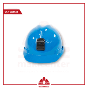 CASCO PORTA LAMPARA MINERO MSA - AZUL