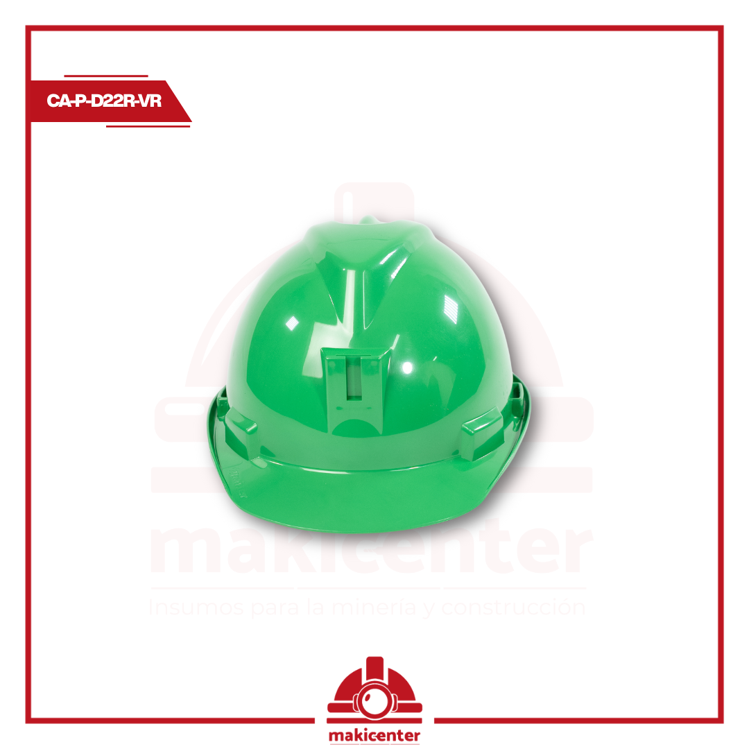 CASCO PORTA LAMPARA MINERO - VERDE