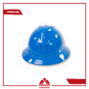 CASCO PORTA LAMPARA SAFARI - AZUL