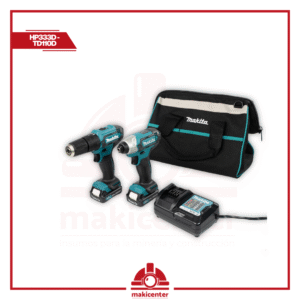 COMBO MAKITA 12V TALADRO PERCUTOR HP333D + ATORNILLADOR DE IMPACTO TD110D