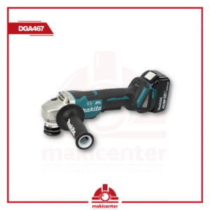 PULIDORA ANGULAR MAKITA DGA467 4-1/2″ INALÁMBRICO 18V LXT BL MOTOR